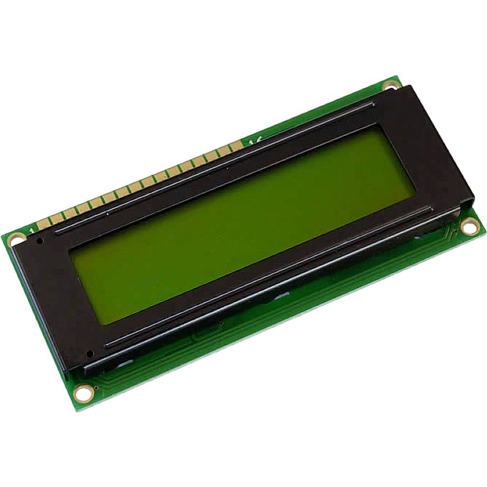 Display Elektronik LC-display Geel-groen (b x h x d) 80 x 36 x 7.6 mm DEM16102SYH-PY