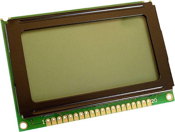 Display Elektronik LCD-Display  Schwarz Weiß 128 x 64 Pixel (B x H x T) 75 x 52.7 x 7 mm DEM128064BFGH-PW