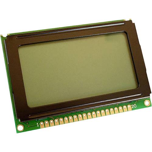 Display Elektronik LCD-Display Schwarz Weiß 128 x 64 Pixel (B x H x T) 75 x 52.7 x 7 mm DEM128064BFGH-PW