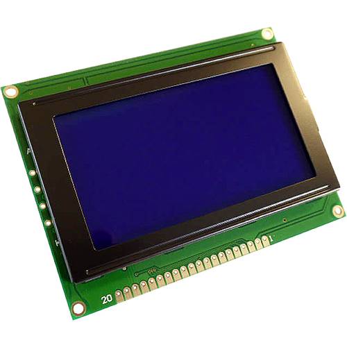 Thumbnail - Display Elektronik LCD-Display Weiß Blau 128 x 64 Pixel (B x H x T) 93 x 70 x 10 mm DEM128064ASBH-PW-N