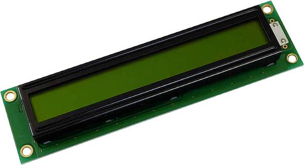 Display Elektronik LCD-Display   Gelb-Grün  (B x H x T) 122 x 33 x 11.1 mm DEM16103SYH-LY