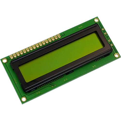 Display Elektronik LCD-Display 16 x 2 Pixel (B x H x T) 80 x 36 x 6.6 mm DEM16213SYH