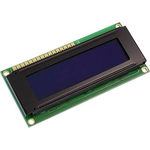 Display Elektronik LCD-Display Weiß 16 x 2 Pixel (B x H x T) 80 x 36 x 7.6 mm DEM16216SBH-PW-N