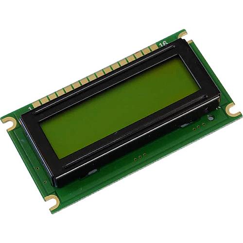 Display Elektronik LCD-Display Gelb-Grün (B x H x T) 60 x 33 x 8.7 mm DEM08171SYH-LY