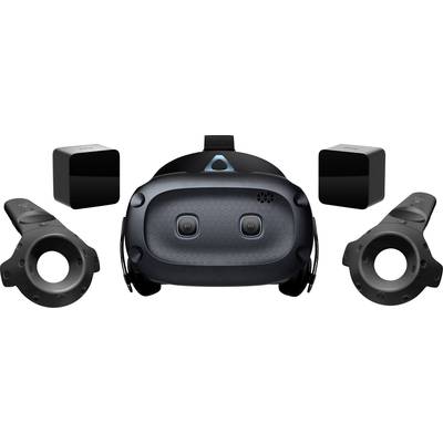 HTC Vive Cosmos Elite Virtual Reality Brille Schwarz  inkl. Bewegungssensoren, mit integriertem Soundsystem, inkl. Contr