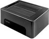 LogiLink - HDD-Dockingstation mit Klon-Funktion Schächte: 2 - 2,5" / 3,5" gemeinsam genutzt (6,4 cm/8,9 cm gemeinsam gen