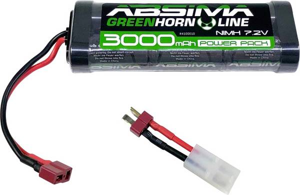 Absima Modellbau-Akkupack (NiMh) 7.2 V 3000 mAh Zellen-Zahl: 6 Hardcase T-Buchse, Tamiya-Buchse
