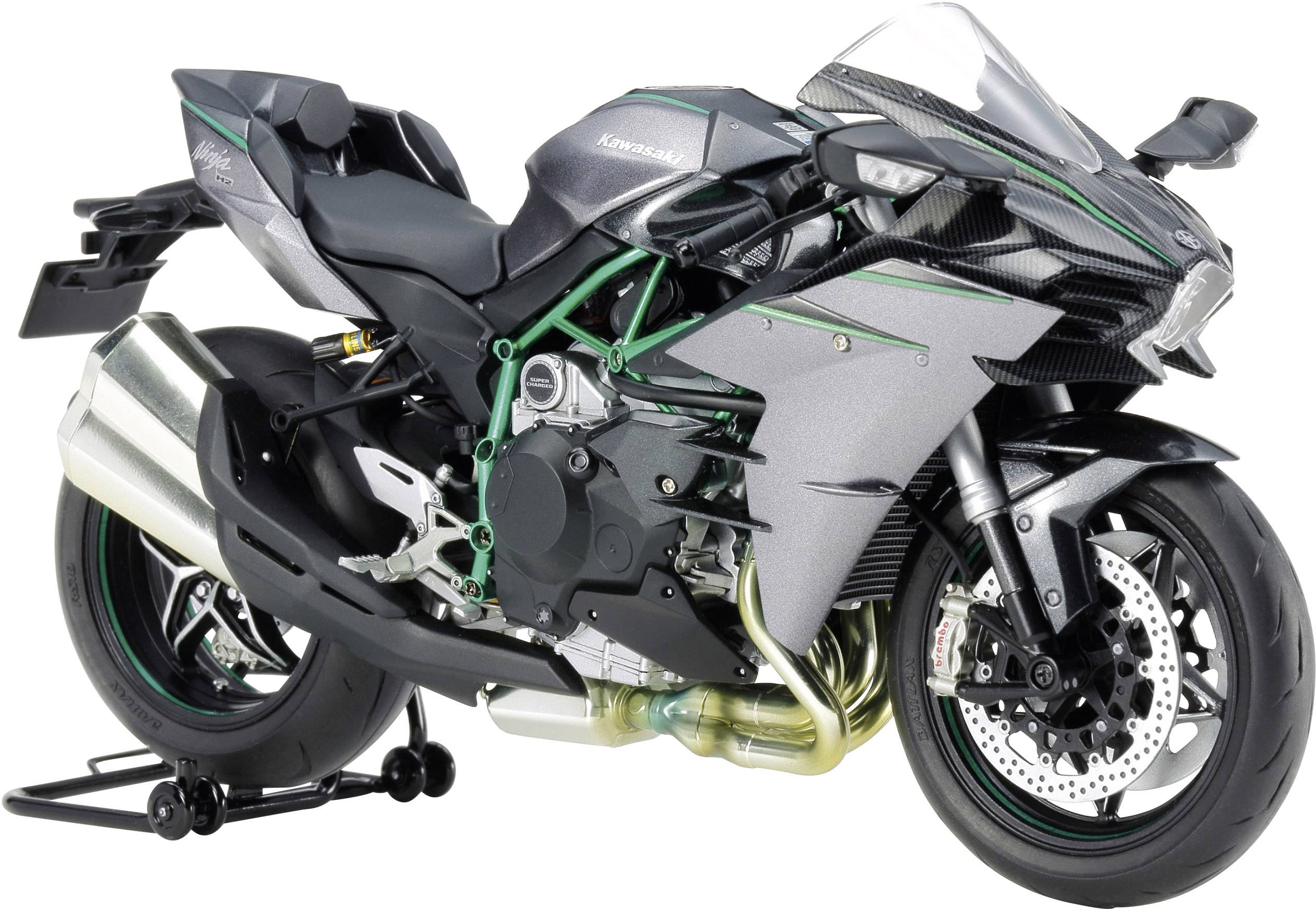 Tamiya 14136 Kawasaki Ninja H2 Carbon Motorradmodell Bausatz 1:12