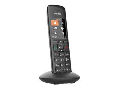 Gigaset C570 HX schwarz int. Mobilteil + Ladeschale Multimedia-Technik Telefone-0
