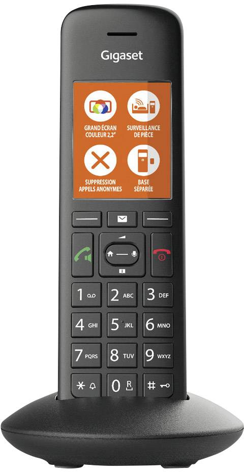 Gigaset C570 HX schwarz int. Mobilteil + Ladeschale Multimedia-Technik Telefone-2