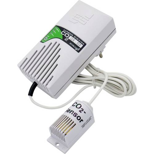 Schabus GX-D2 Kohlendioxid-Melder mit externem Sensor netzbetrieben detektiert Raumluftüberwachung
