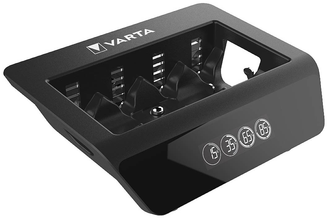 Varta LCD Universal Charger+ Rundzellen-Ladegerät NiMH Micro (AAA 