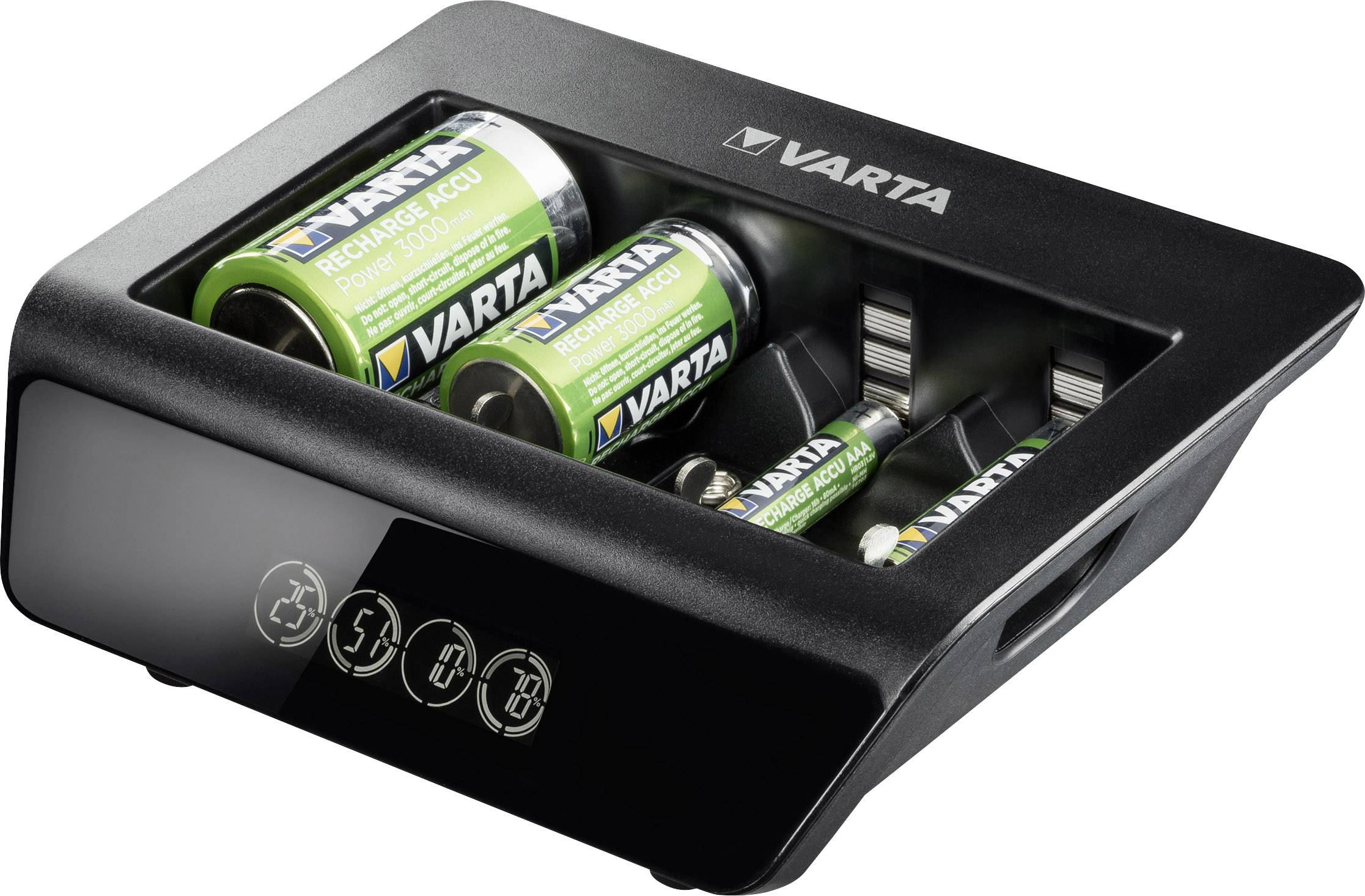 Varta LCD Universal Plus Rundzellen Ladegerät NiMH Micro Varta LCD Lader Rundzellen Ladegerät NiMH Micro (AAA