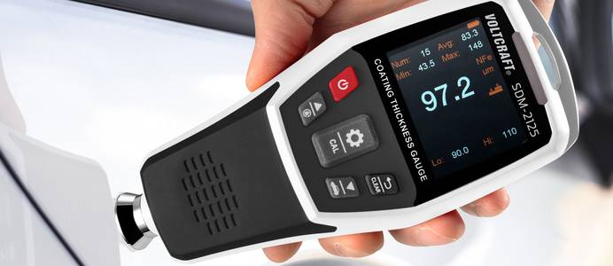 Jauge d'épaisseur de matériau VOLTCRAFT Jauge d'épaisseur de matériau VOLTCRAFT