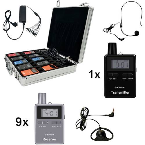 Thumbnail - Albrecht ATT/ATR400 10er 29970.S10 Tour Guide System 10er Set