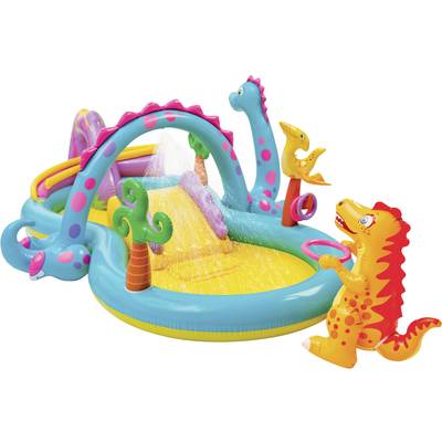 Intex Dinoland Hüpfburg Kinderpool Aufblasbar 333x229x112 cm 57135NP
