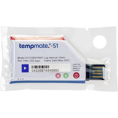 tempmate S1 V3 Temperatur-Indikator -30 bis +70 °C 