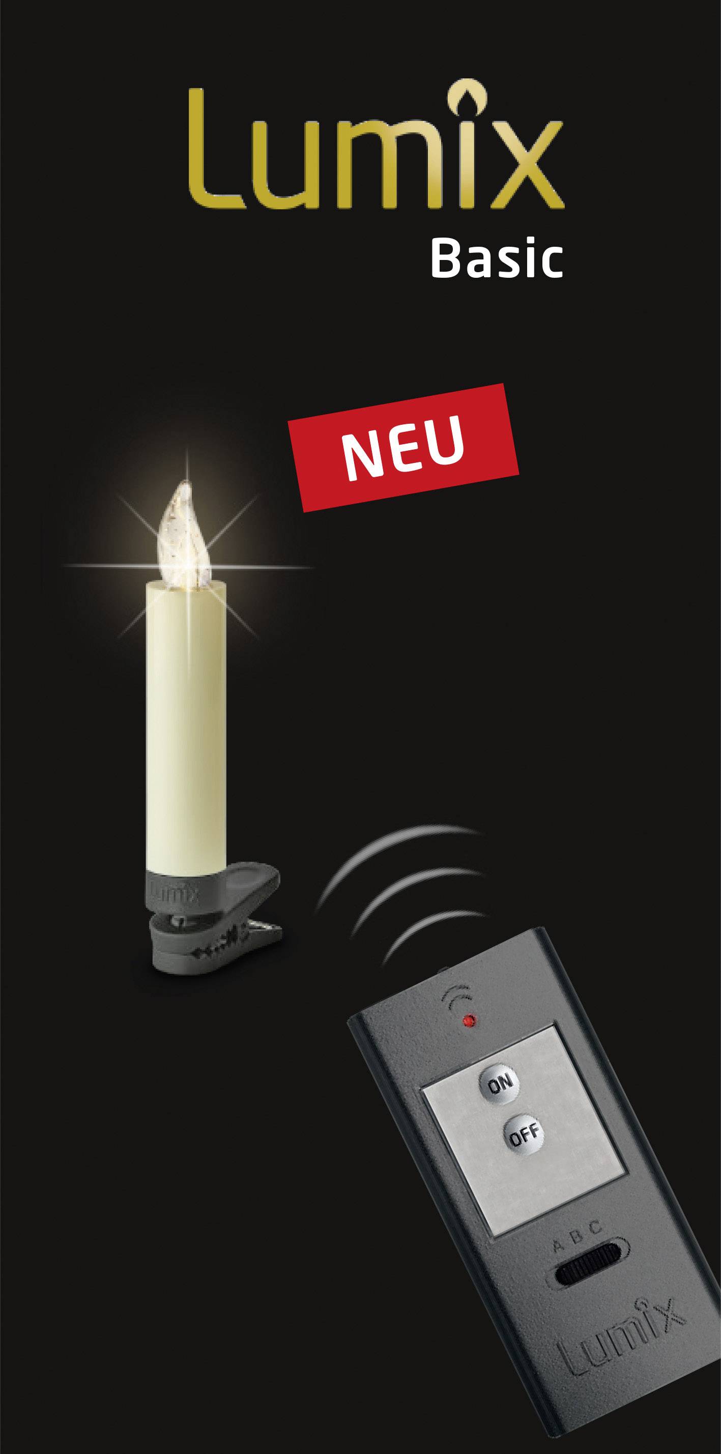 Krinner 75460 Funk-Weihnachtsbaum-Beleuchtung Weihnachtsbaum Innen batteriebetrieben Anzahl Leuchtmittel 10 LED Warmweiß-1