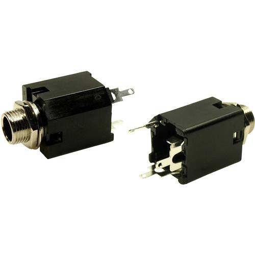 Cliff FM6703 Klinken-Steckverbinder 6.35 mm Buchse, Einbau vertikal Polzahl: 3 Stereo 1 St.