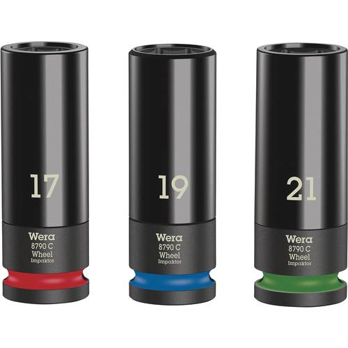 Wera Wheel Impaktor C Set 1 Steckschlüsseleinsatz-Set 1/2 3teilig 05004595001