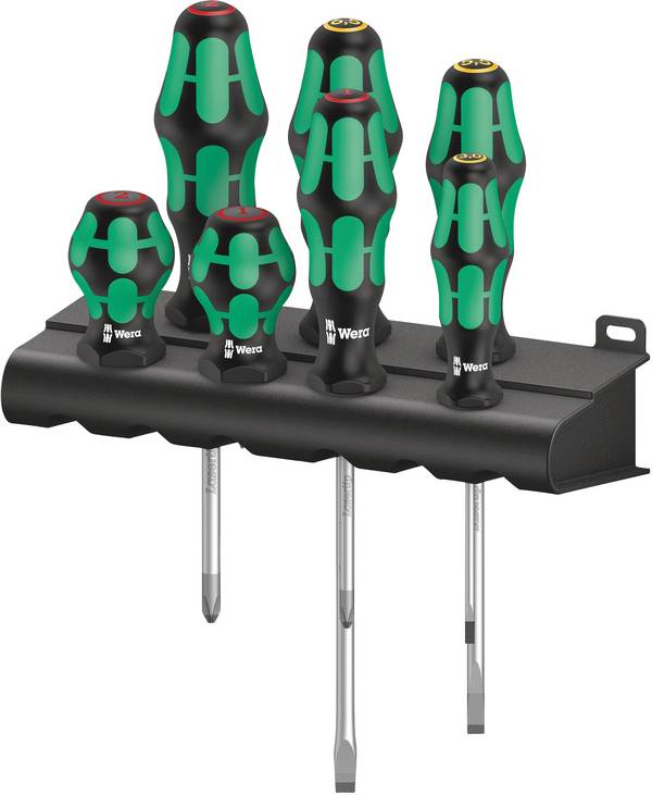 Wera 300/7 Mix 1 Elektriker, Werkstatt Schraubendreher-Set 7teilig