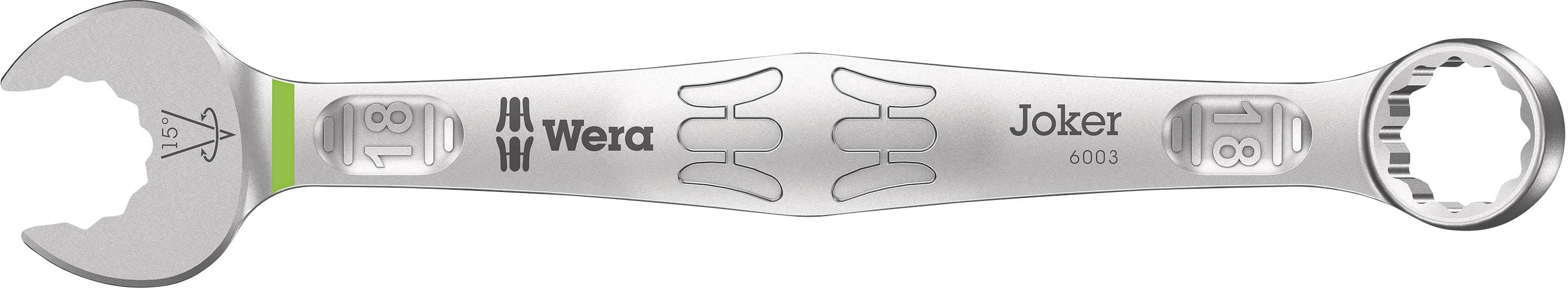 Wera 05020209001 6003 Joker Ring-Maulschlüssel Schlüsselweite (Metrisch) 18 mm