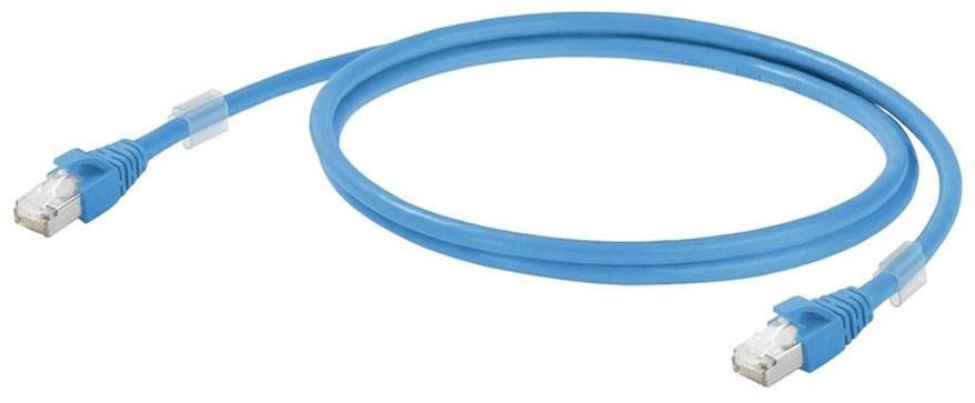 Weidmüller 1165900150 RJ45 Netzwerkkabel, Patchkabel CAT 6a S/FTP 15.00 m Blau Flammwidrig 1 St.