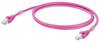 Weidmüller 1201270150 RJ45 Patchkabel CAT 6a S/FTP 15.00 m Magenta Flammwidrig 1 St.