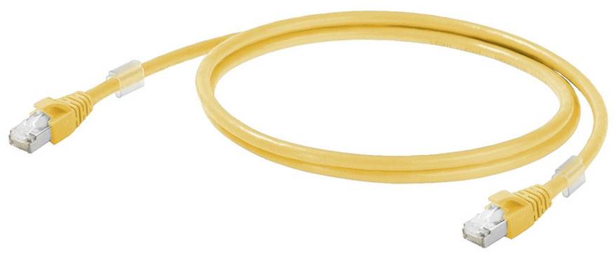 Weidmüller 1251580200 RJ45 Netzwerkkabel, Patchkabel CAT 6a S/FTP 20.00 m Gelb Flammwidrig 1 St.
