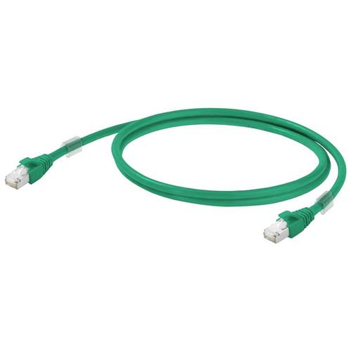 Thumbnail - Weidmüller 1251590400 RJ45 Netzwerkkabel, Patchkabel CAT 6a S/FTP 40.00 m Grün Flammwidrig 1 St.