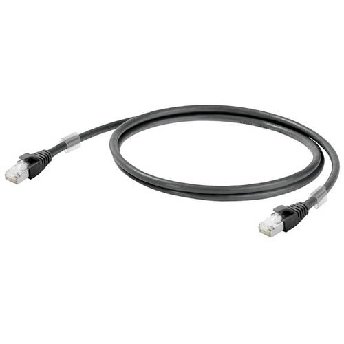 Weidmüller 1251610100 RJ45 Netzwerkkabel, Patchkabel CAT 6a S/FTP 10.00 m Schwarz Flammwidrig 1 St.