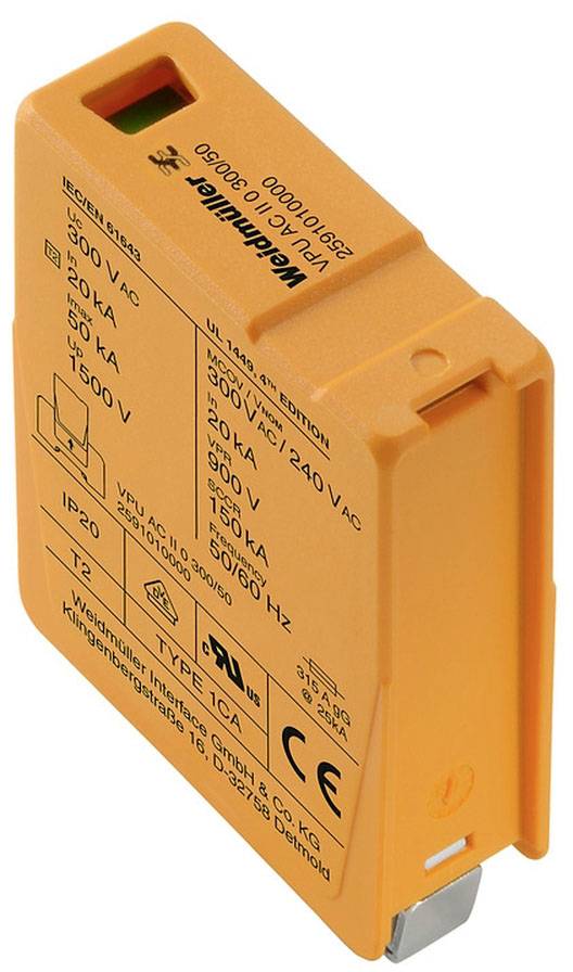 Weidmüller 2591010000 VPU AC II 0 300/50 Ersatzschutzmodul 50 kA 1 St.