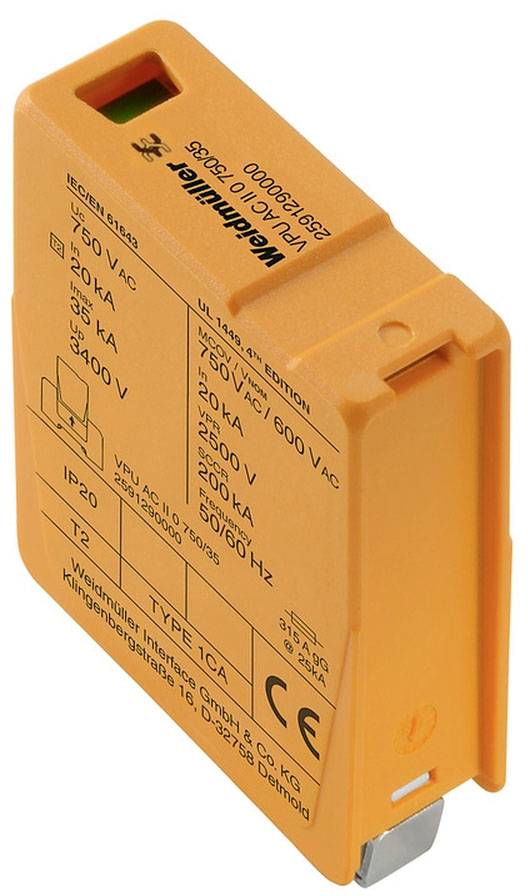 Weidmüller 2591290000 VPU AC II 0 750/35 Ersatzschutzmodul 35 kA 1 St.