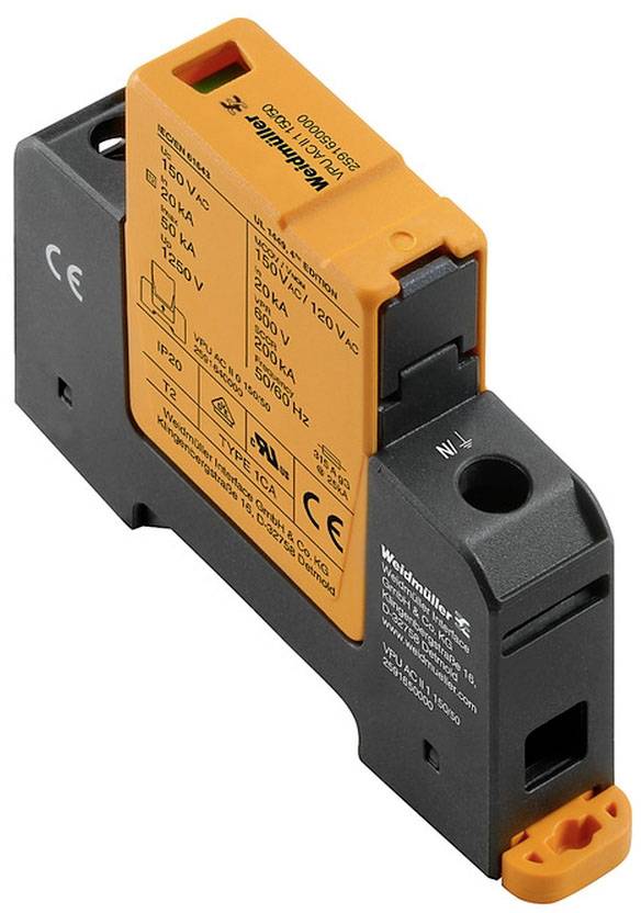 Weidmüller 2591650000 VPU AC II 1 150/50 Überspannungsableiter 50 kA 1 St.