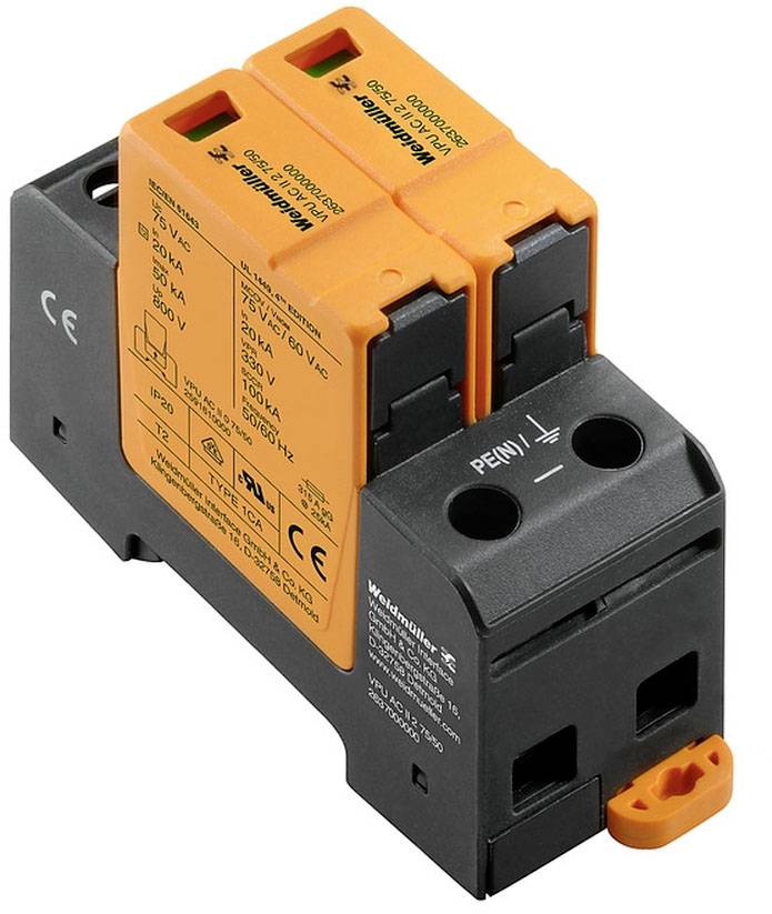 Weidmüller 2637000000 VPU AC II 2 75/50 Überspannungsableiter 50 kA 1 St.