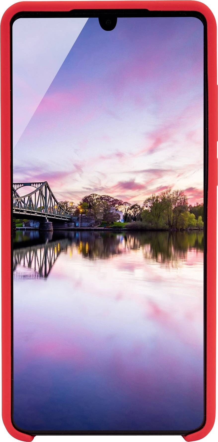 JT Berlin Liquid Silikon Case Schutzhülle Steglitz für Huawei P30 rot-3