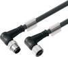 Weidmüller 1059730150 Sensor-/Aktor-Steckverbinder, konfektioniert M12 Stecker, gewinkelt, Buchse, gewinkelt 1.50 m Polzahl Sensoren: 4 1 St.