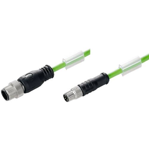 Thumbnail - Weidmüller 1296790670 Sensor-/Aktor-Datensteckverbinder, konfektioniert M12, M8 Stecker, gerade 6.70 m Polzahl Sensoren:...