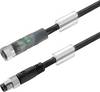 Weidmüller 1550230100 Sensor-/Aktor-Steckverbinder, konfektioniert M8 Stecker, gerade, Buchse, gerade 1.00 m Polzahl Sensoren: 3 1 St.