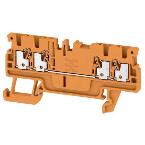 Weidmüller 1552720000 Durchgangsreihenklemme 3.5 mm Push-In-Klemme Orange 100 St.