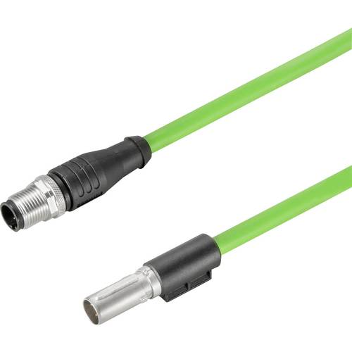 Weidmüller 2451110500 Sensor-/Aktor-Datensteckverbinder, konfektioniert M12 Stecker, gerade 5.00 m Polzahl Sensoren: 4 1...