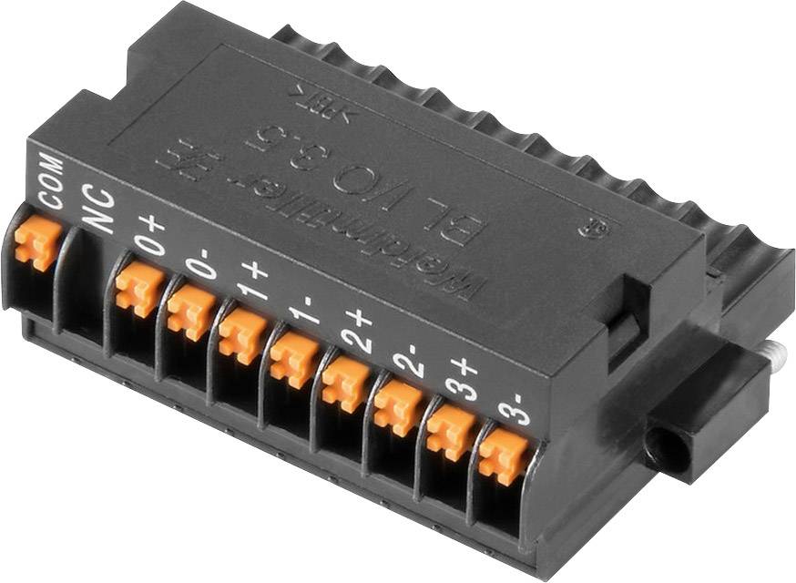 Weidmüller Buchsengehäuse-Kabel Polzahl Gesamt 10 Rastermaß: 3.5 mm 2471390000 20 St.