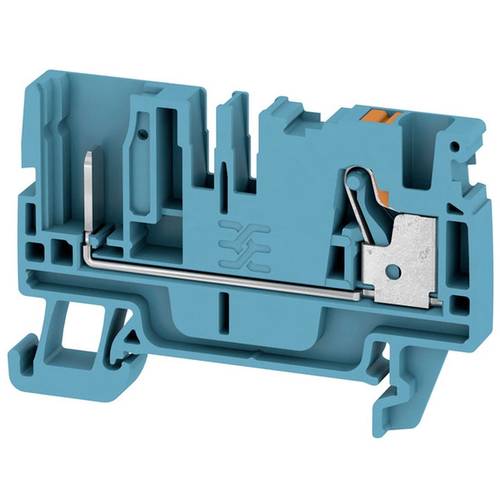 Weidmüller 2540060000 Durchgangsreihenklemme 6.1 mm Push-In-Klemme, Steckanschluss Blau 100 St.