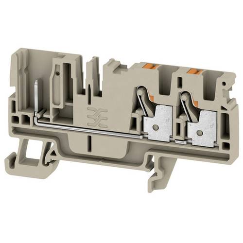 Weidmüller 2540070000 Durchgangsreihenklemme 6.1 mm Push-In-Klemme, Steckanschluss Beige 50 St.