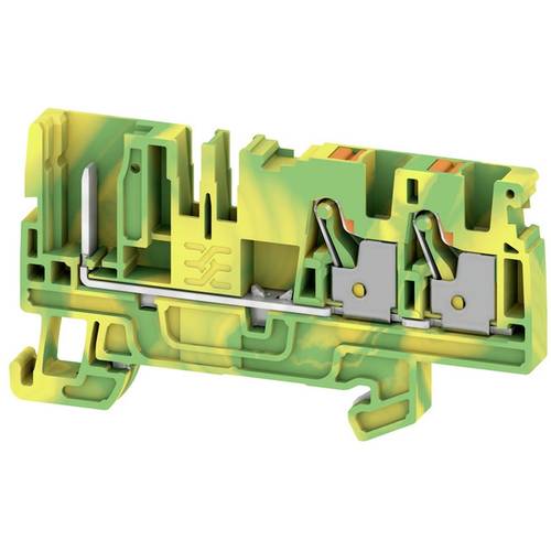 Weidmüller 2540170000 Schutzleiterklemme 6.1 mm Push-In-Klemme, Steckanschluss Grün, Gelb 50 St.