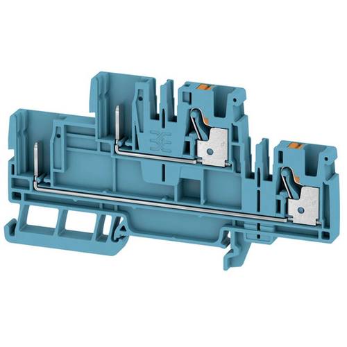 Weidmüller 2540250000 Durchgangsreihenklemme 6.1 mm Push-In-Klemme, Steckanschluss Blau 50 St.