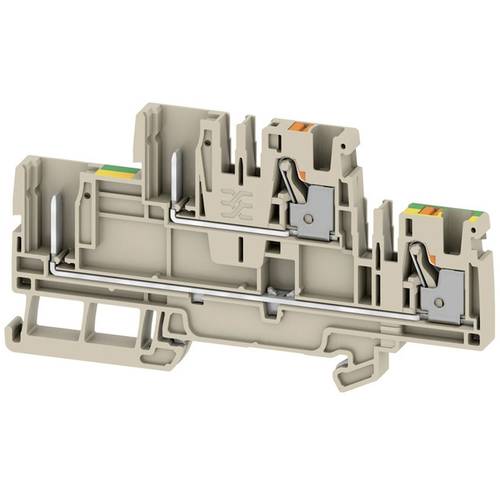 Thumbnail - Weidmüller 2540290000 Durchgangsreihenklemme 6.1 mm Push-In-Klemme, Steckanschluss Beige 50 St.