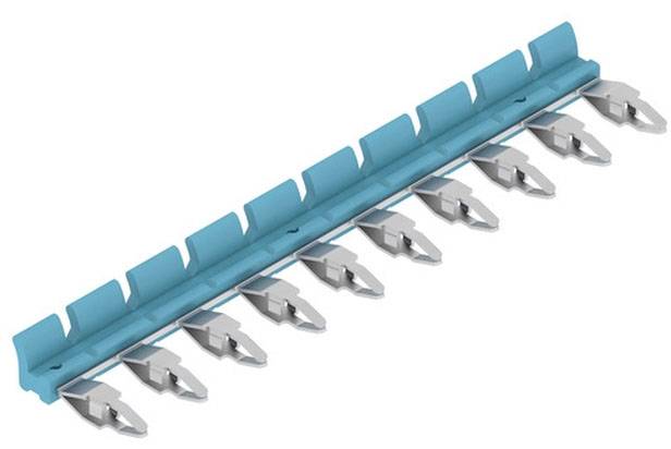 Weidmüller TCC 6.4/10 BL Kammbrücke 300 V Polzahl: 10 Blau 10 St.