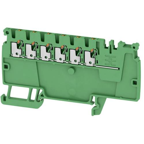 Weidmüller 2614100000 Verteiler-Reihenklemme 3.5 mm Push-In-Klemme, Steckanschluss Grün 50 St.