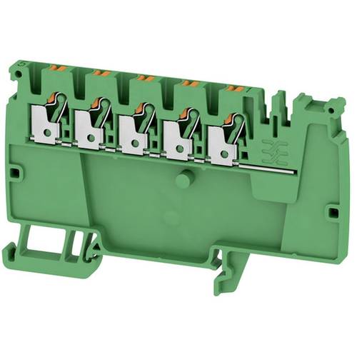 Weidmüller 2614110000 Verteiler-Reihenklemme 5.1 mm Push-In-Klemme, Steckanschluss Grün-Gelb 50 St.